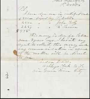 a page of handwritten text