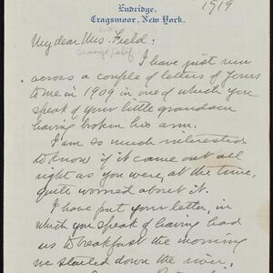 a page of handwritten text