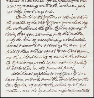 a page of handwritten text