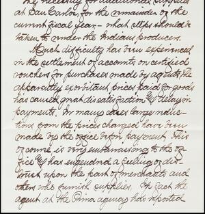 a page of handwritten text