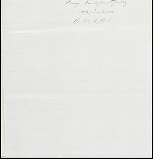 a page of handwritten text