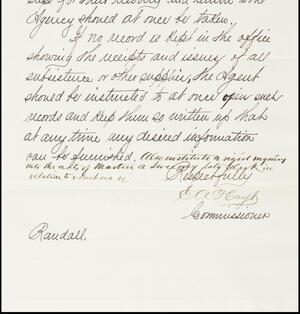 a page of handwritten text