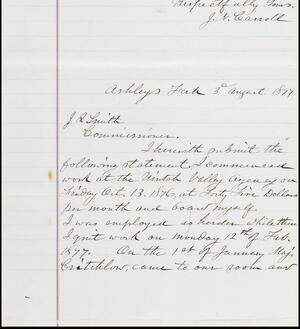 a page of handwritten text