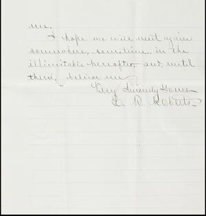 a page of handwritten text