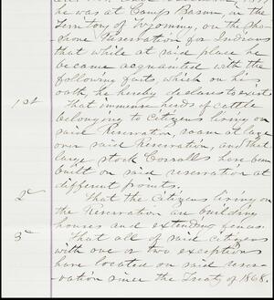 a page of handwritten text