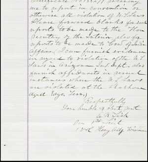 a page of handwritten text