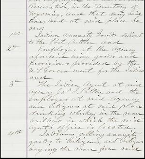 a page of handwritten text