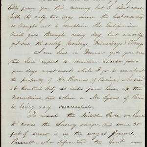 a page of handwritten text