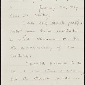 a page of handwritten text