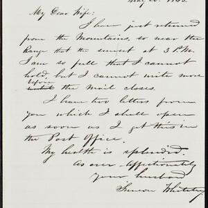 a page of handwritten text