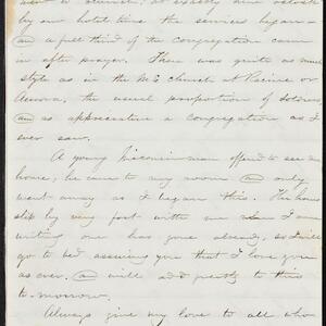 a page of handwritten text