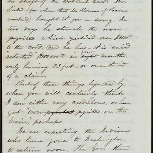 a page of handwritten text