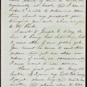 a page of handwritten text