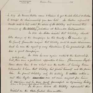 a page of handwritten text