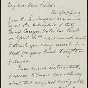 a page of handwritten text
