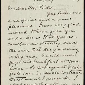 a page of handwritten text