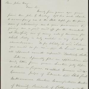a page of handwritten text