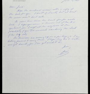 a page of handwritten text