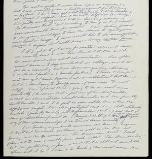 a page of handwritten text