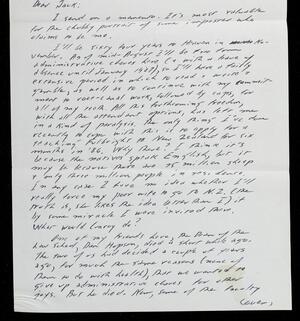 a page of handwritten text