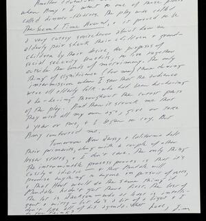 a page of handwritten text