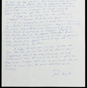 a page of handwritten text