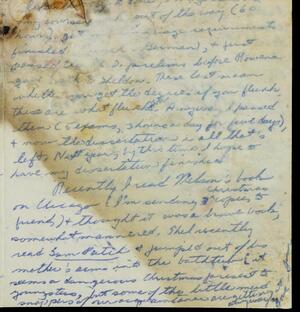 a page of handwritten text