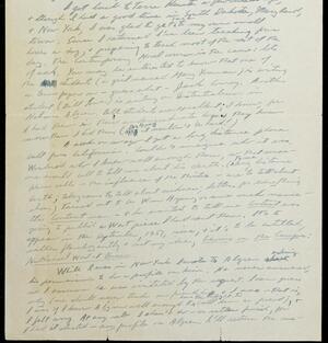 a page of handwritten text