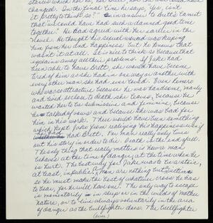 a page of handwritten text