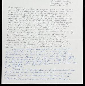 a page of handwritten text