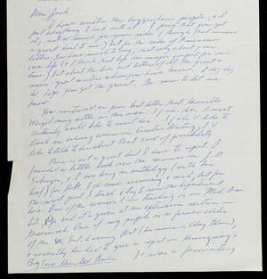 a page of handwritten text