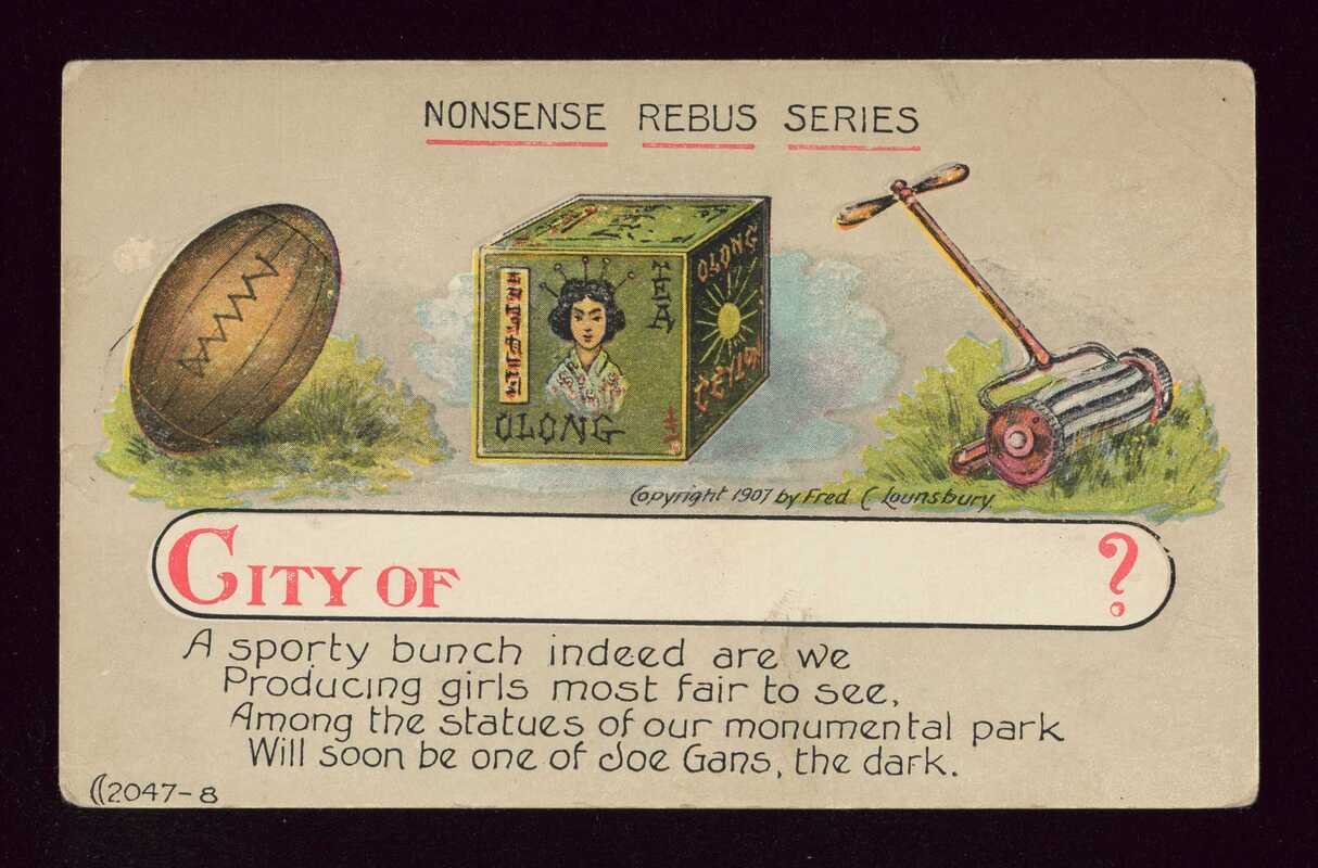 City of ? A sporty bunch indeed are we