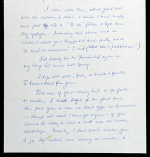 a page of handwritten text