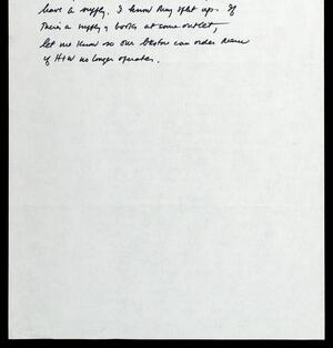 a page of handwritten text