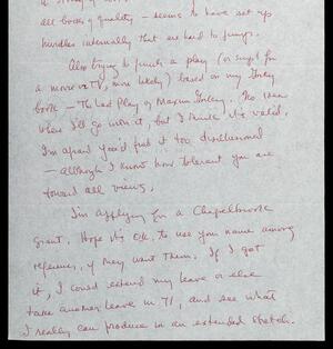 a page of handwritten text