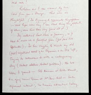 a page of handwritten text